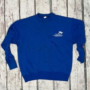 VTG LA Gear Sportswear Blue 1980s Pullover Crewneck Sweatshirt